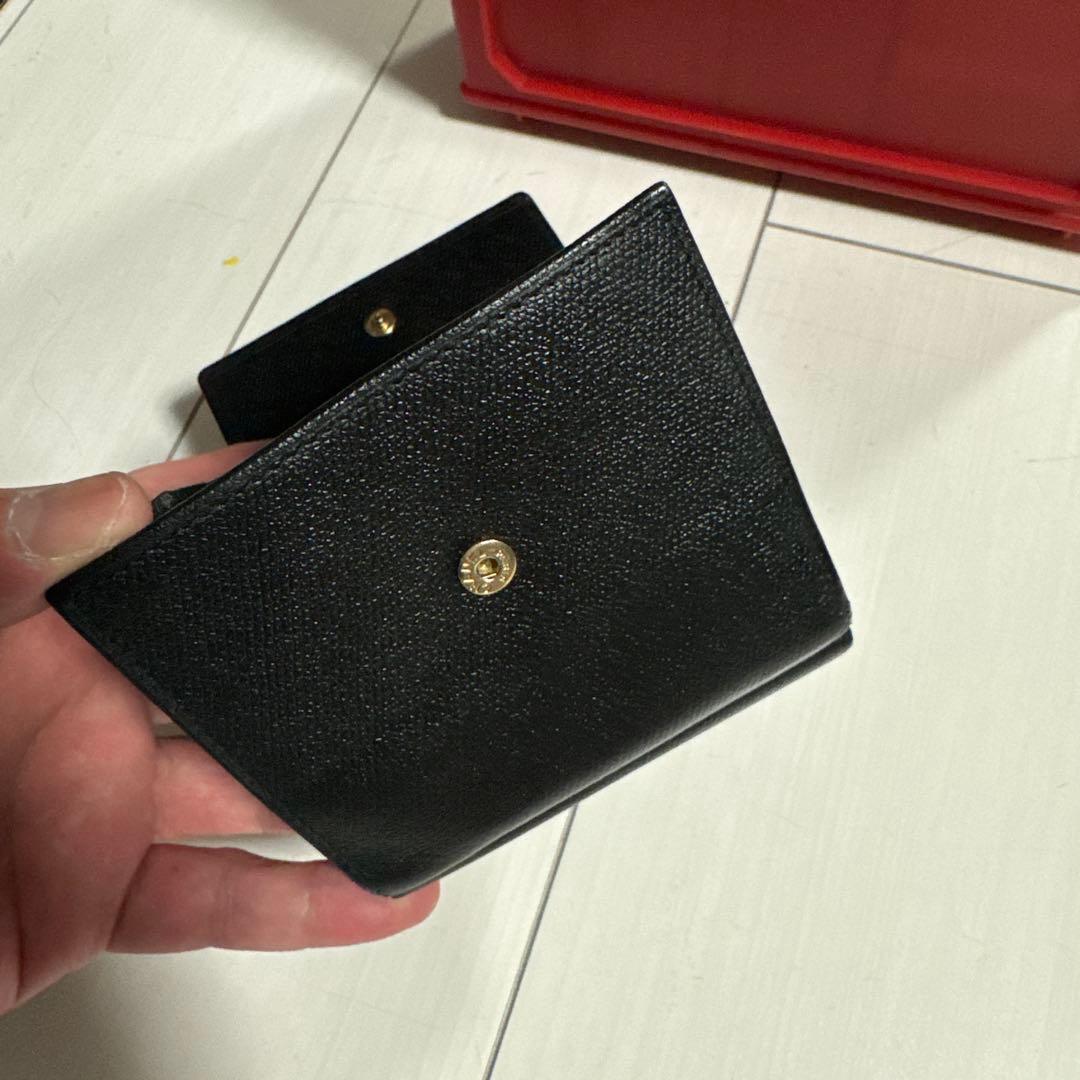 正規品・黒　CHANEL シャネル 三つ折り財布