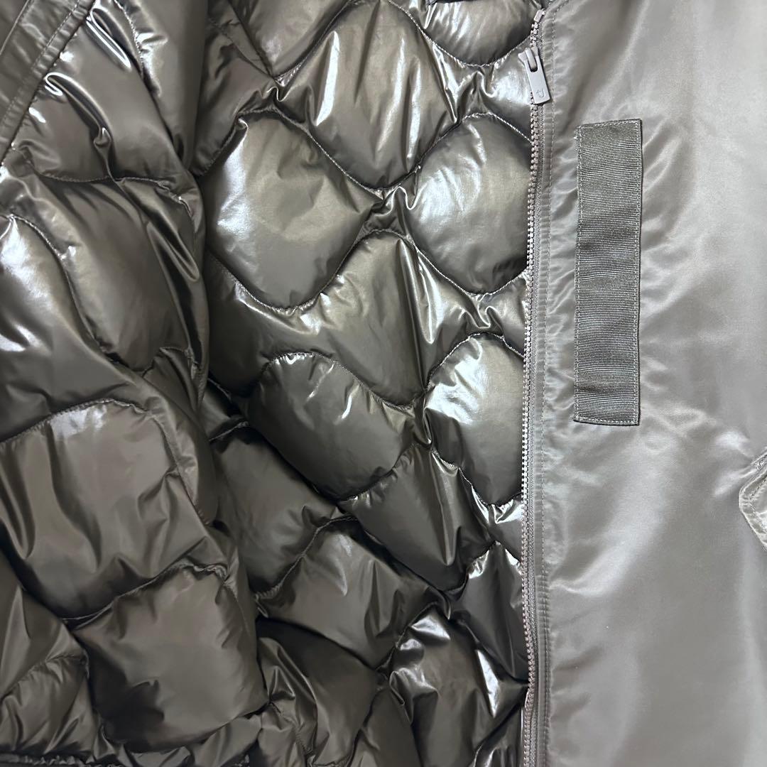 UNIQLO +J ハイブリッドダウンオーバーサイズMA-1ブルゾン GRAY