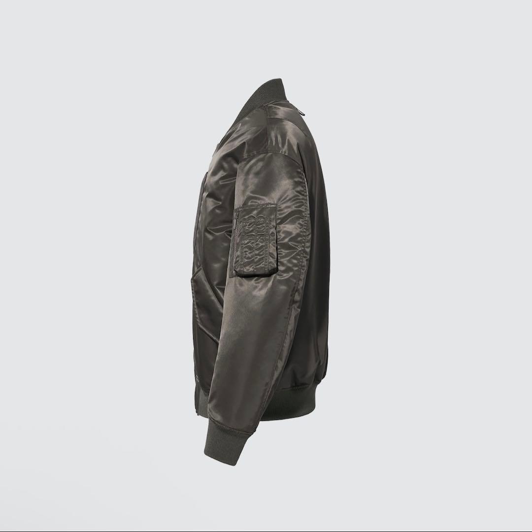 UNIQLO +J ハイブリッドダウンオーバーサイズMA-1ブルゾン GRAY