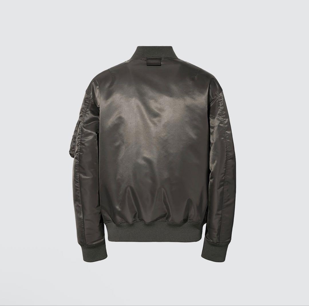 UNIQLO +J ハイブリッドダウンオーバーサイズMA-1ブルゾン GRAY