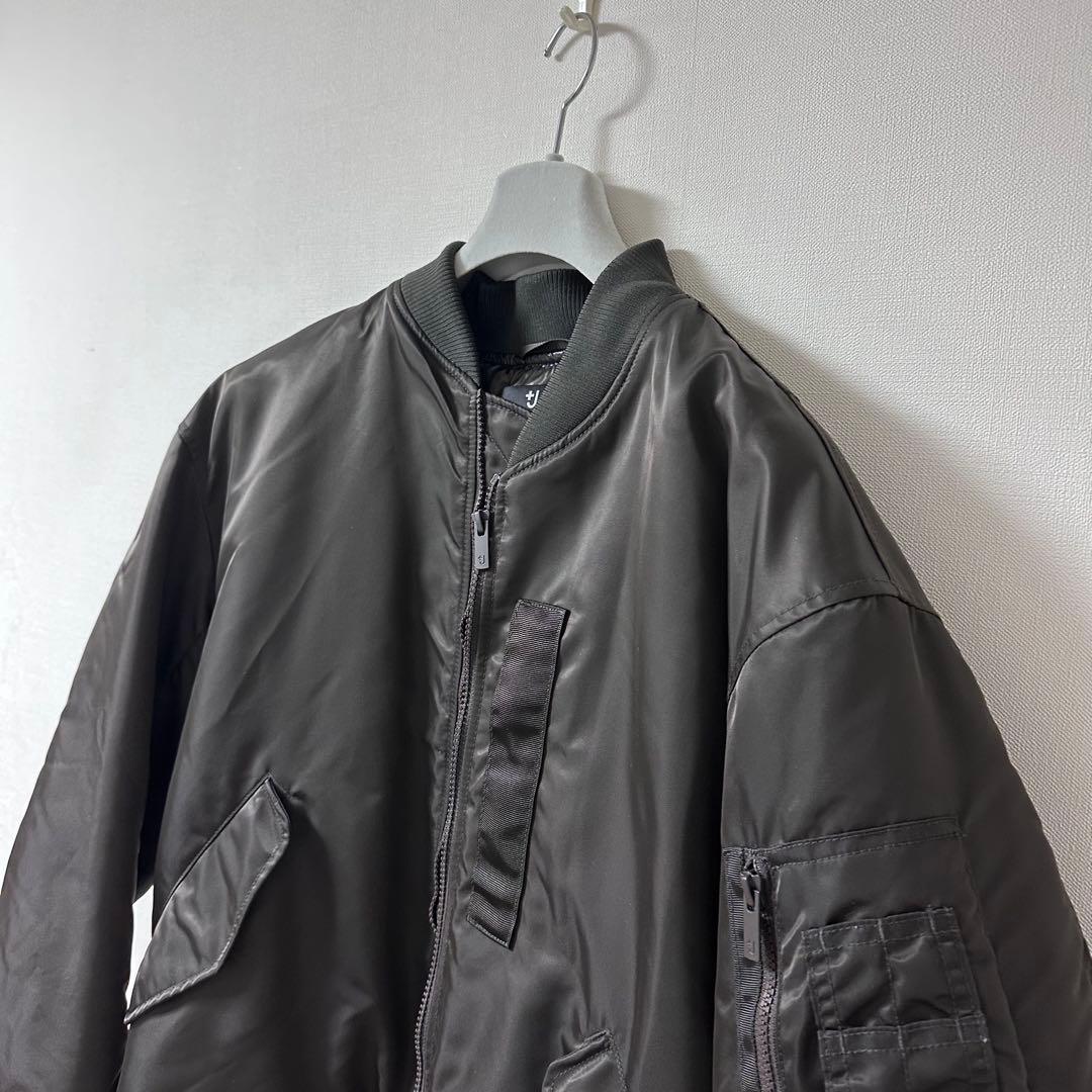 UNIQLO +J ハイブリッドダウンオーバーサイズMA-1ブルゾン GRAY