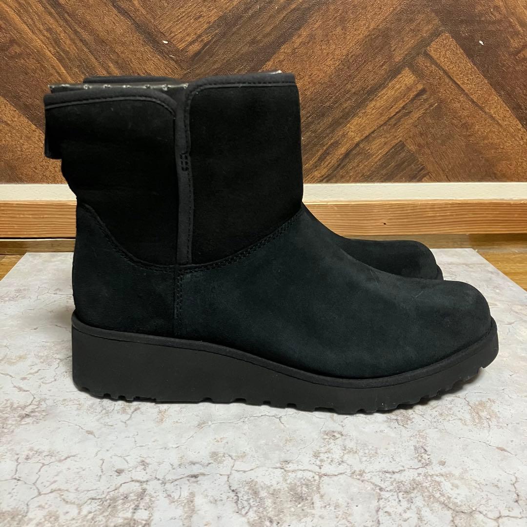 【新品未使用】UGG アグ ムートンブーツ クリスティン ブラック 24cm