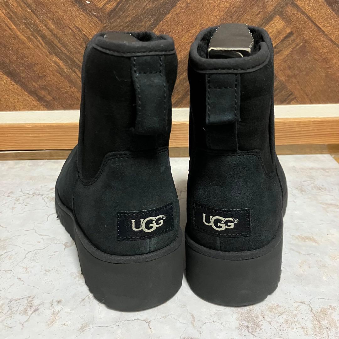 【新品未使用】UGG アグ ムートンブーツ クリスティン ブラック 24cm