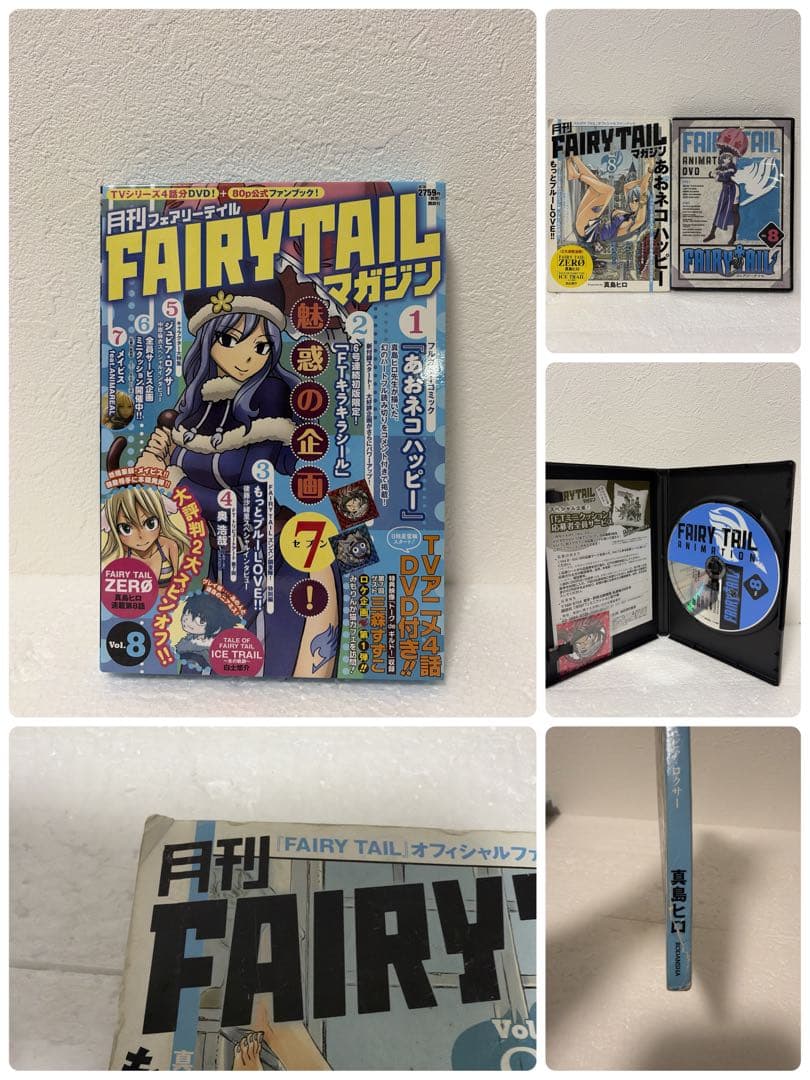 【FAIRY TAIL】月刊マガジン1-11巻➕本編DVD付特装版3巻