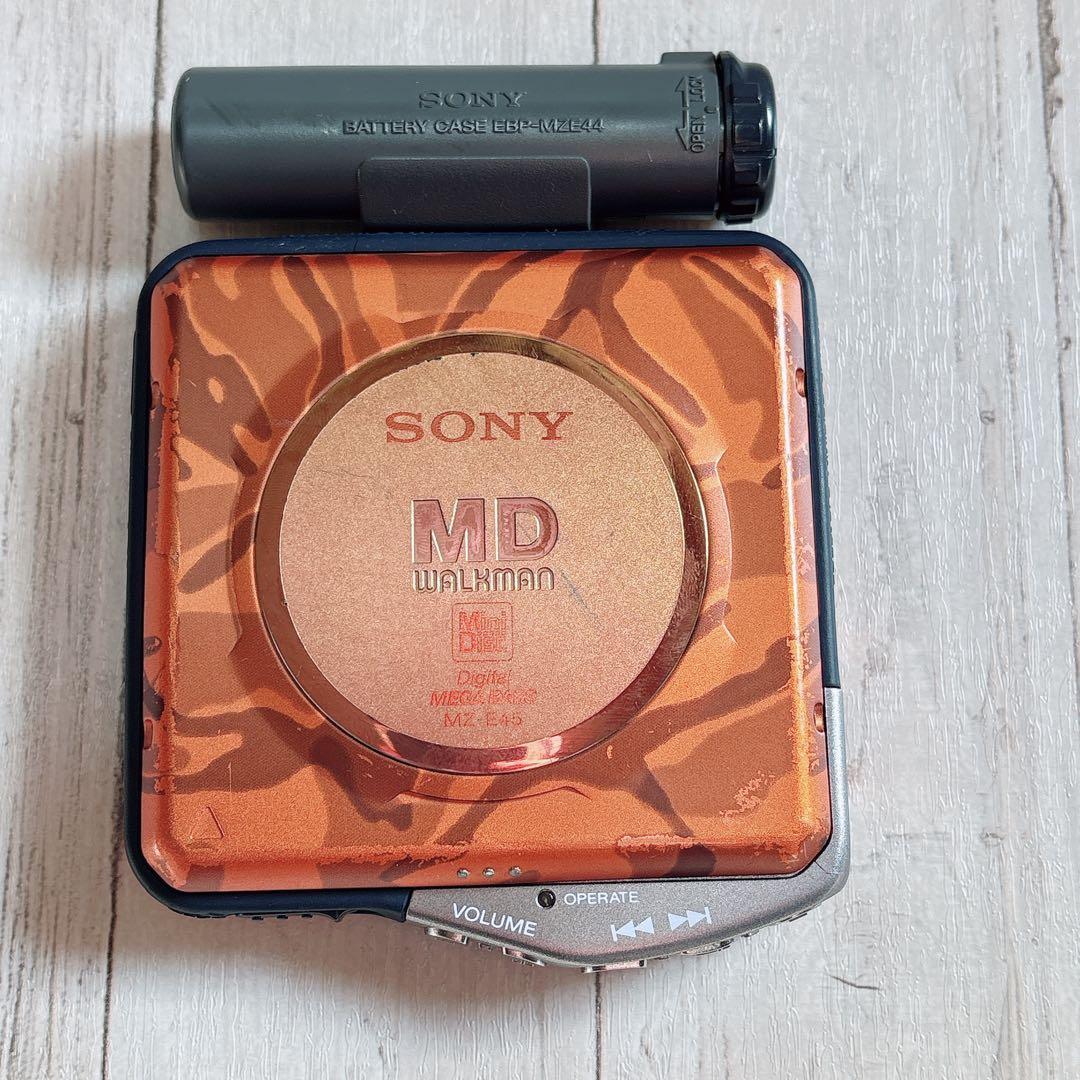 SONY WALKMAN ソニー ウォークマン MZ-E45 オレンジ MD