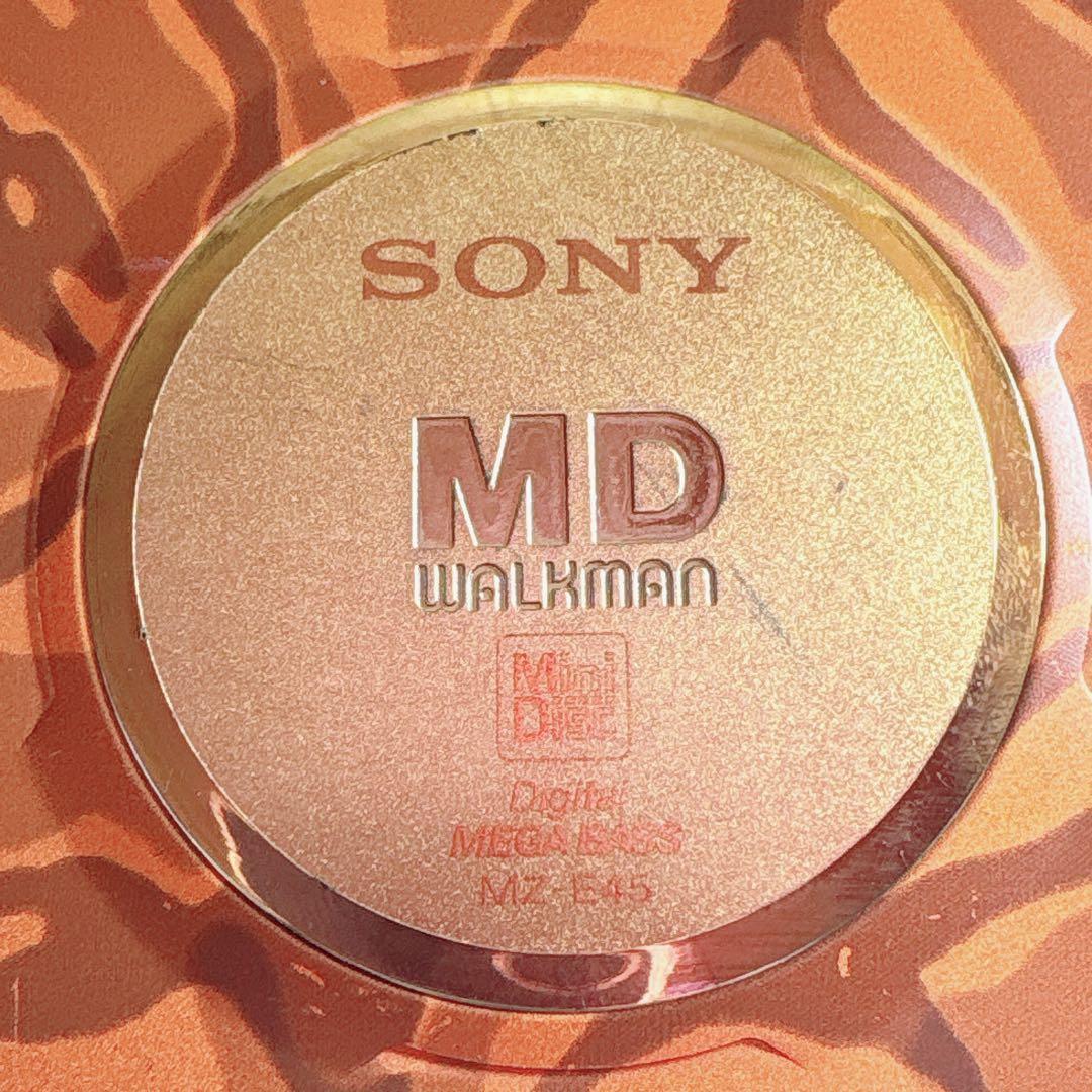 SONY WALKMAN ソニー ウォークマン MZ-E45 オレンジ MD