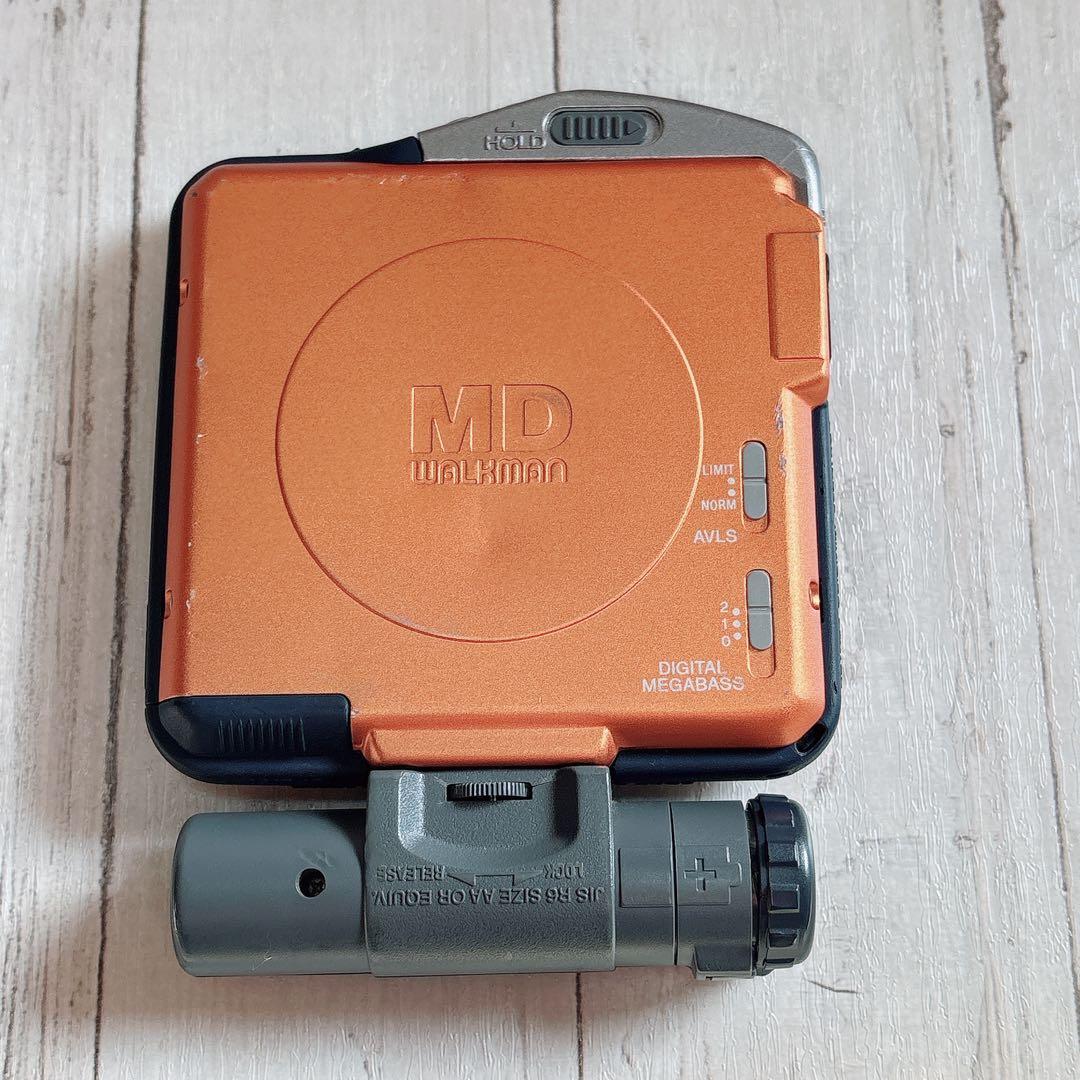 SONY WALKMAN ソニー ウォークマン MZ-E45 オレンジ MD