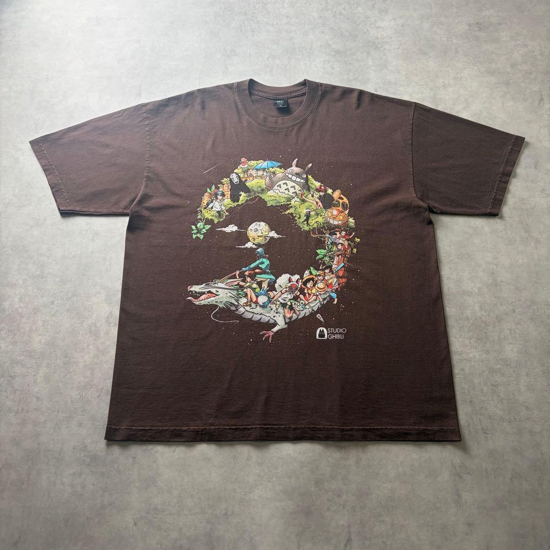 【XL】ジブリ オールスターズ アニメ Tシャツ 海外古着