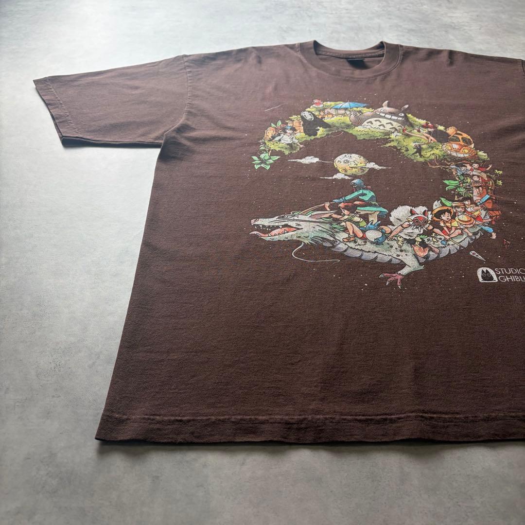 【XL】ジブリ オールスターズ アニメ Tシャツ 海外古着
