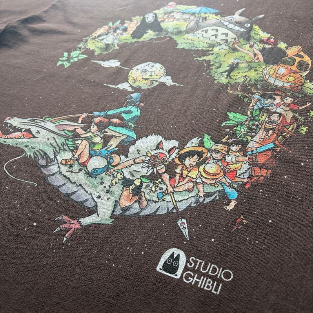 【XL】ジブリ オールスターズ アニメ Tシャツ 海外古着
