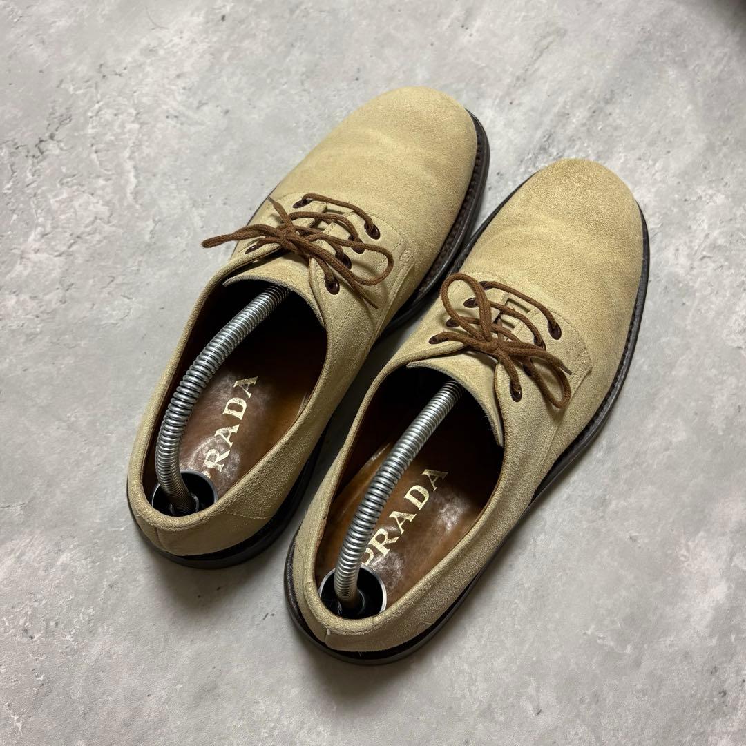 90s PRADA archive suède leather shoes