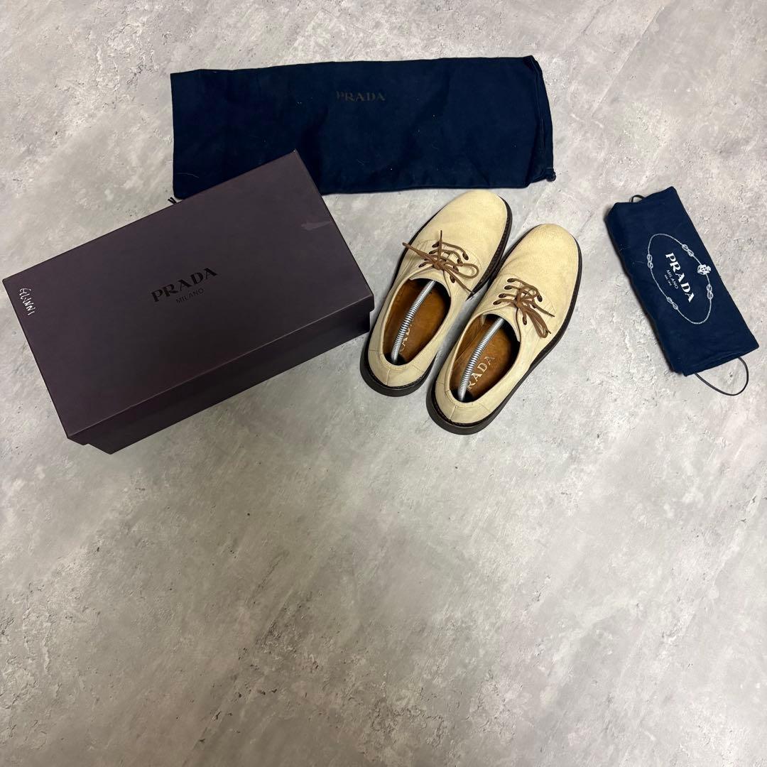 90s PRADA archive suède leather shoes