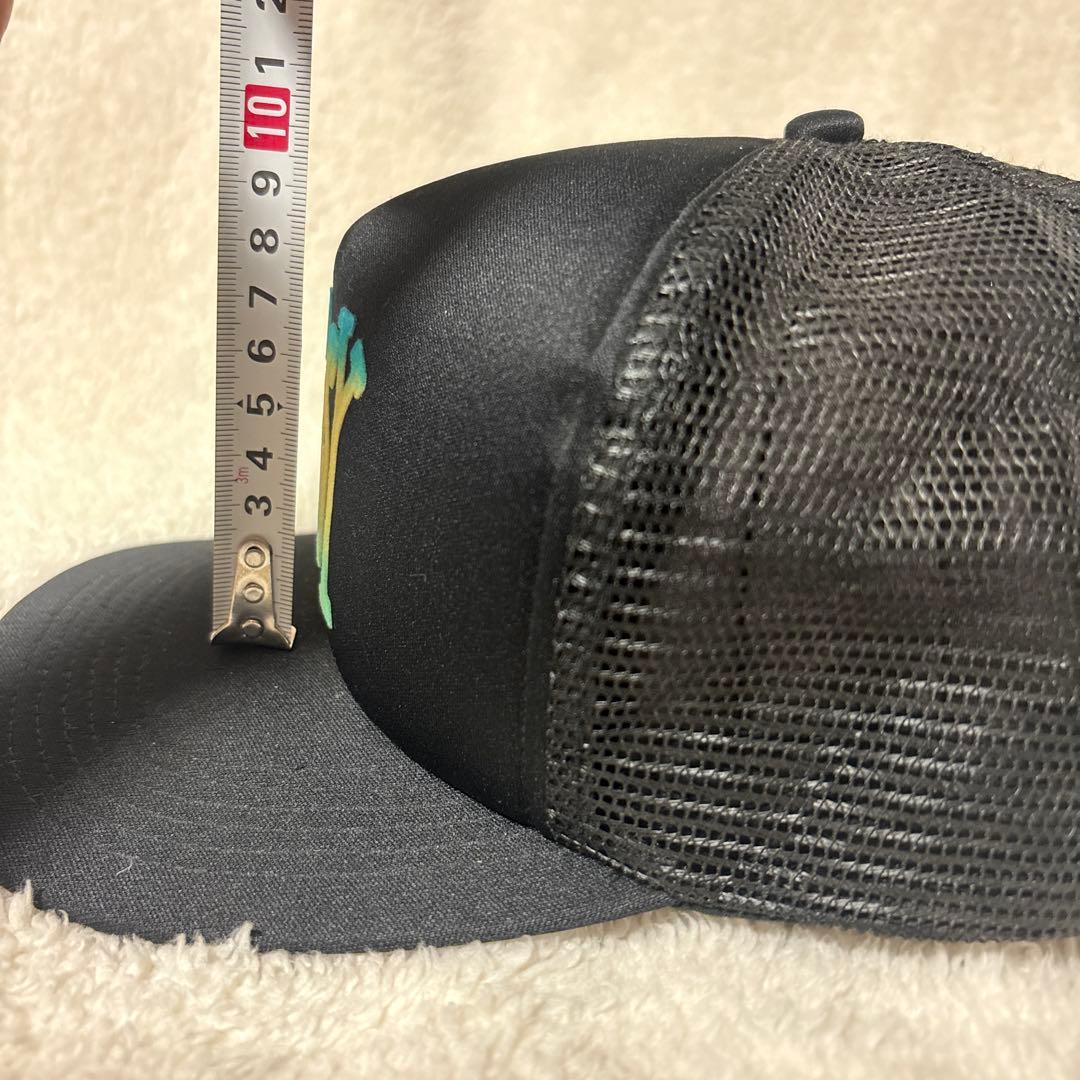 OLD STÜSSY ブラック トラッカーキャップ　メッシュキャップ