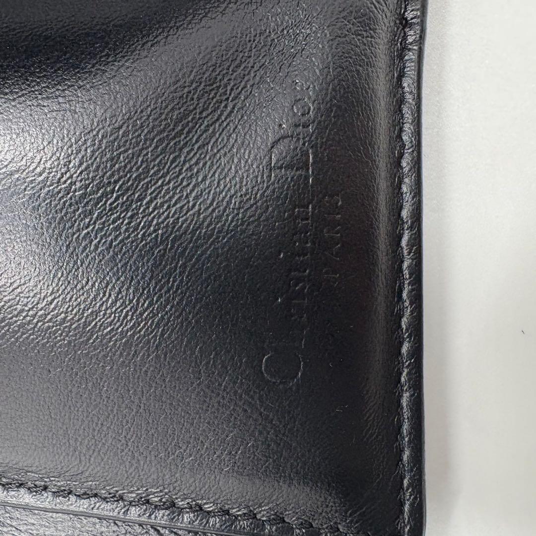 DIOR☆レディ ディオール☆エナメル☆ロータスウォレット☆カナージュ☆財