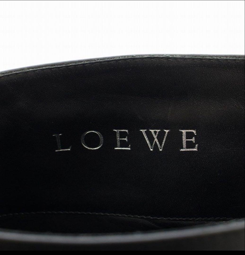 【LOEWE】ロングブーツ ブラック チャンキーヒール