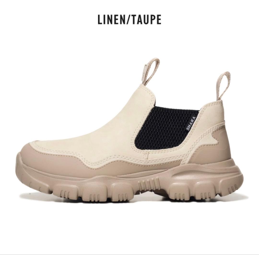 SHAKA シャカ　サイドゴアブーツ LINEN/TAUPE