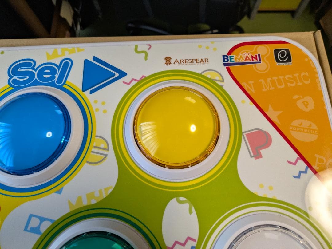 右*可様 ポップンミュージック 純正プレミアムコントローラー