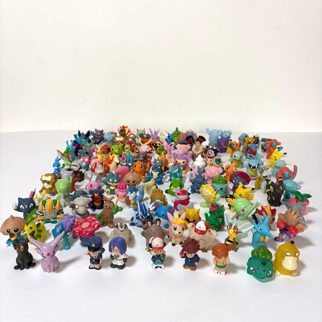 ポケモンキッズ 指人形 ソフビ 約130体 大量まとめ売り フィギュア
