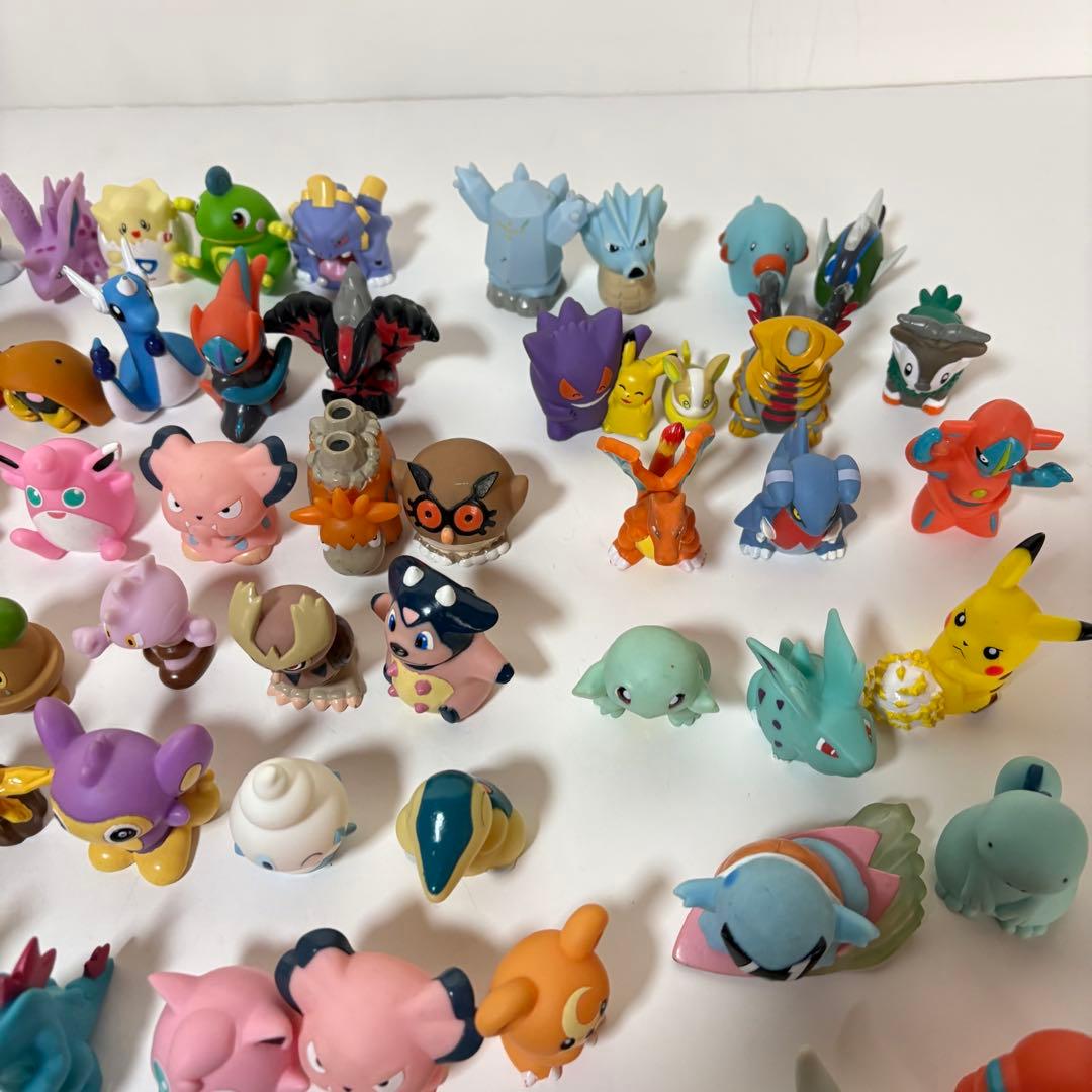 ポケモンキッズ 指人形 ソフビ 約130体 大量まとめ売り フィギュア