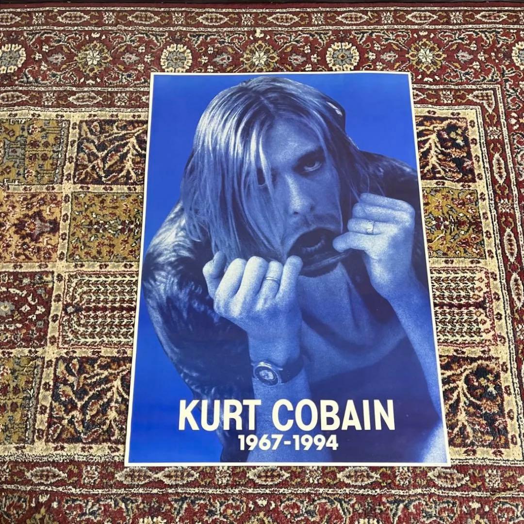 90s当時物◼︎英国製 カートコバーン nirvana ニルヴァーナ ポスター B