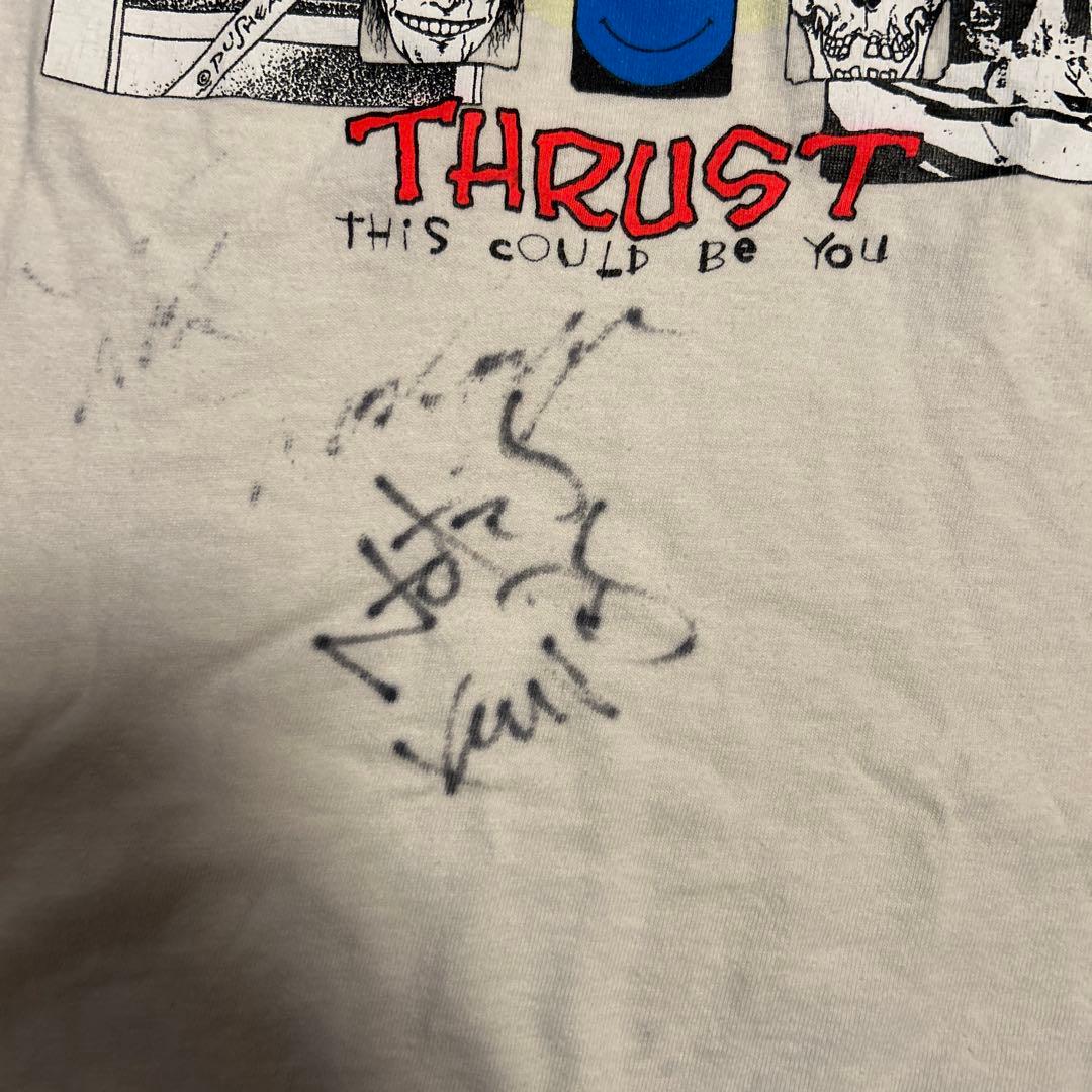 Thrasher pushead スラパス　Tシャツ ライダーサイン入り