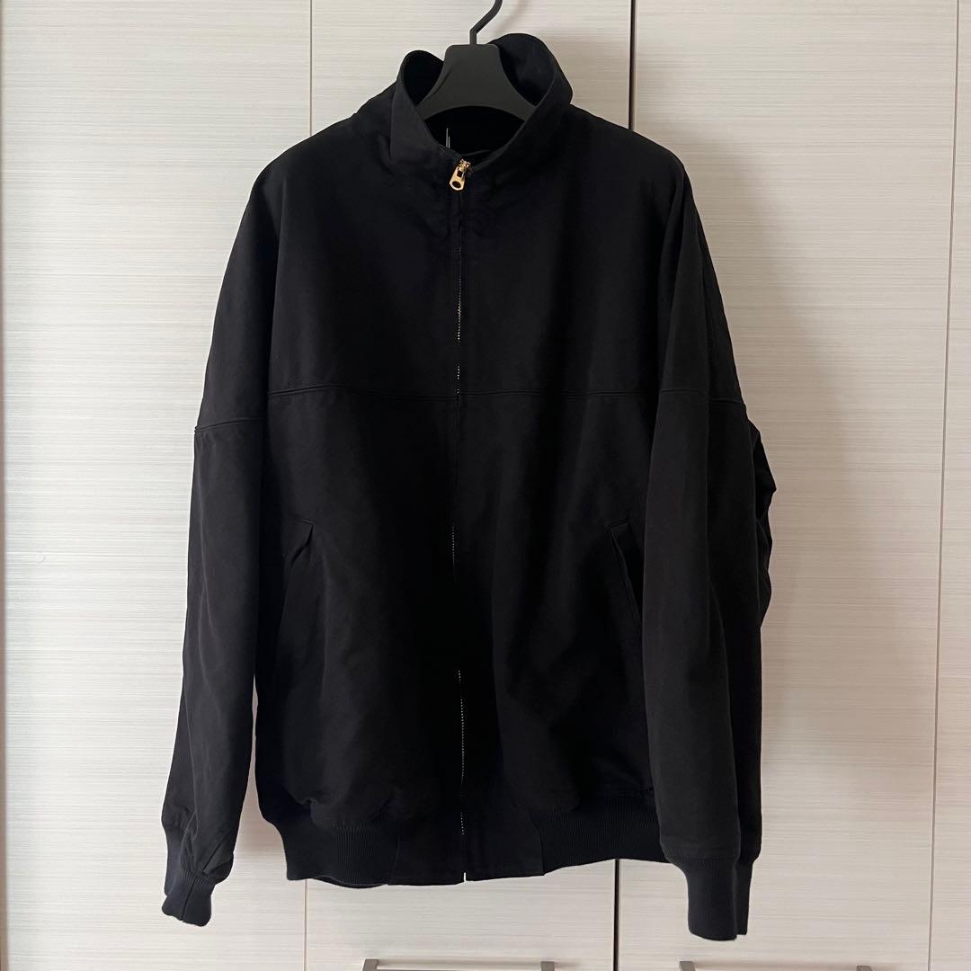 COMOLI 26ss ポストワークツイルキャップショルダーブルゾン 黒 1