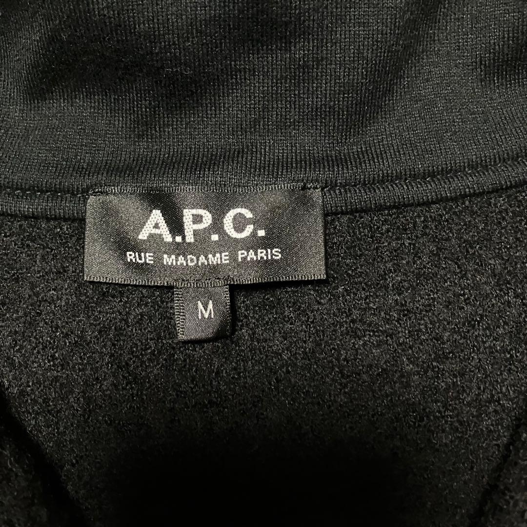 A.P.C.(アーペーセー) ハーフボタン ウールフリース プルオーバーM
