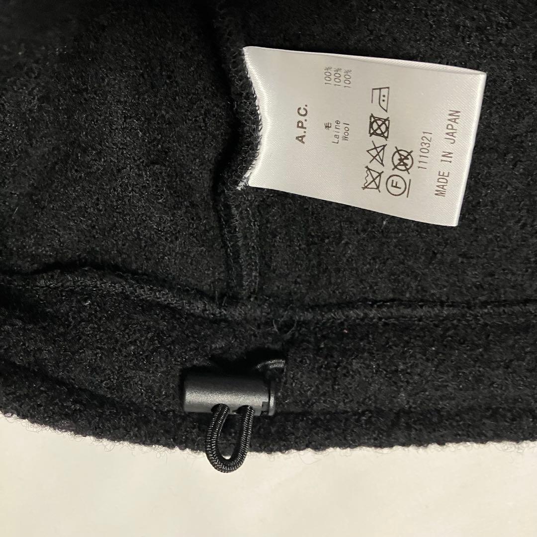 A.P.C.(アーペーセー) ハーフボタン ウールフリース プルオーバーM