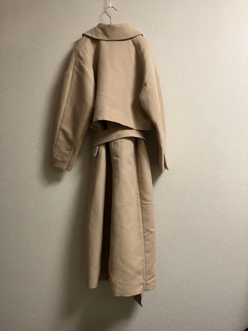 qualite 3wayトレンチコート ベージュ