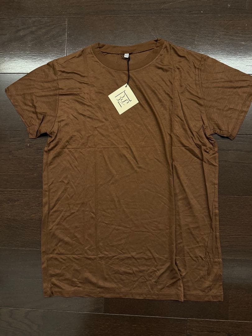 BASERANGE バンブーTシャツ　ブラウン　新品未使用　タグ付き