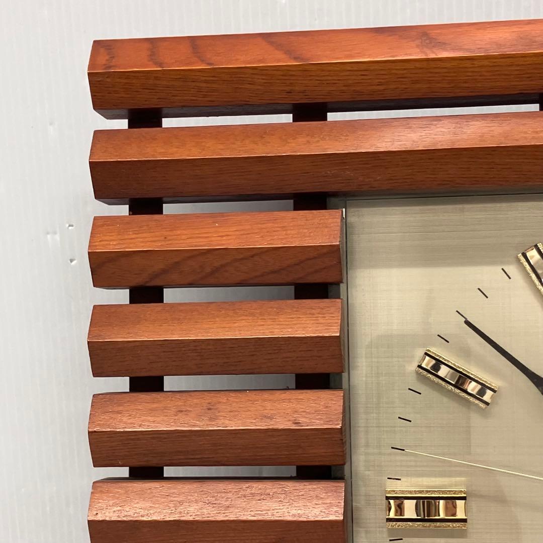 【希少/動作品】SEIKO セイコー 掛け時計 QA402B 木製 昭和レトロ