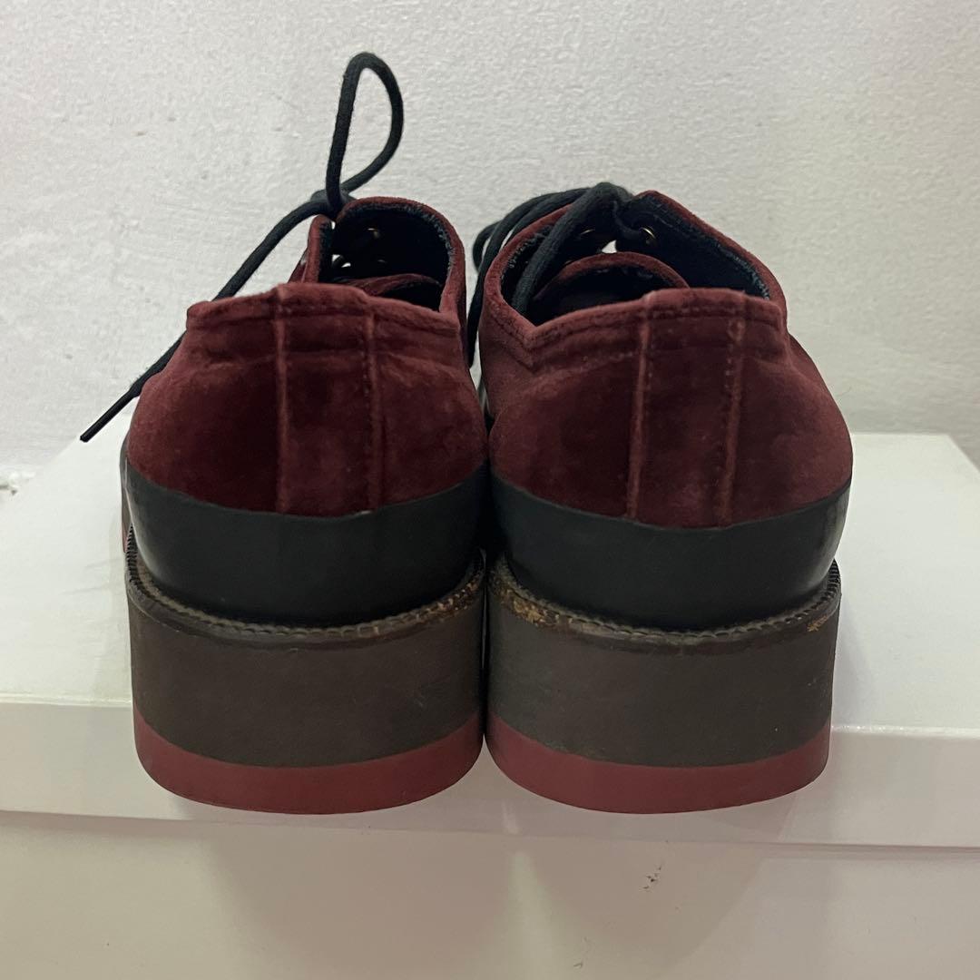 UNDERCOVER 18ss 厚底ベロアシャークソールシューズ サイズM
