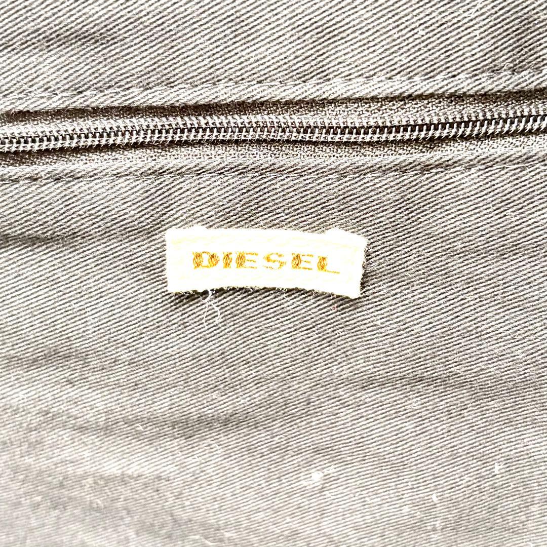 DIESEL 2way ボストンバッグ グラフィックプリント ブラック 大容量