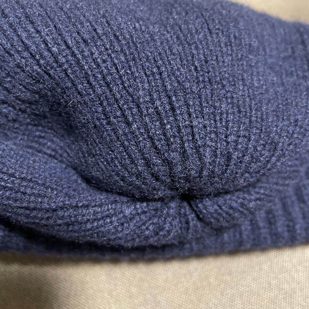 ア*ラ様 VISVIM 　15AW ニットキャップ　ビーニー 紺