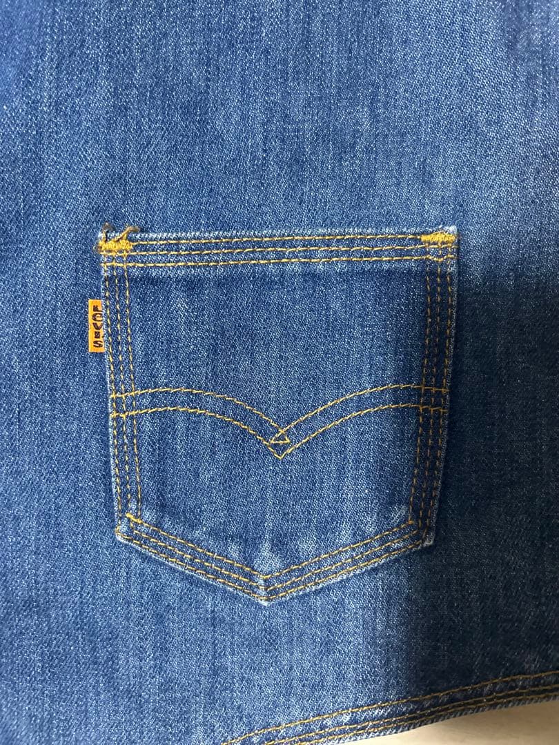 LEVI’Sデニムベスト made in usa 80s