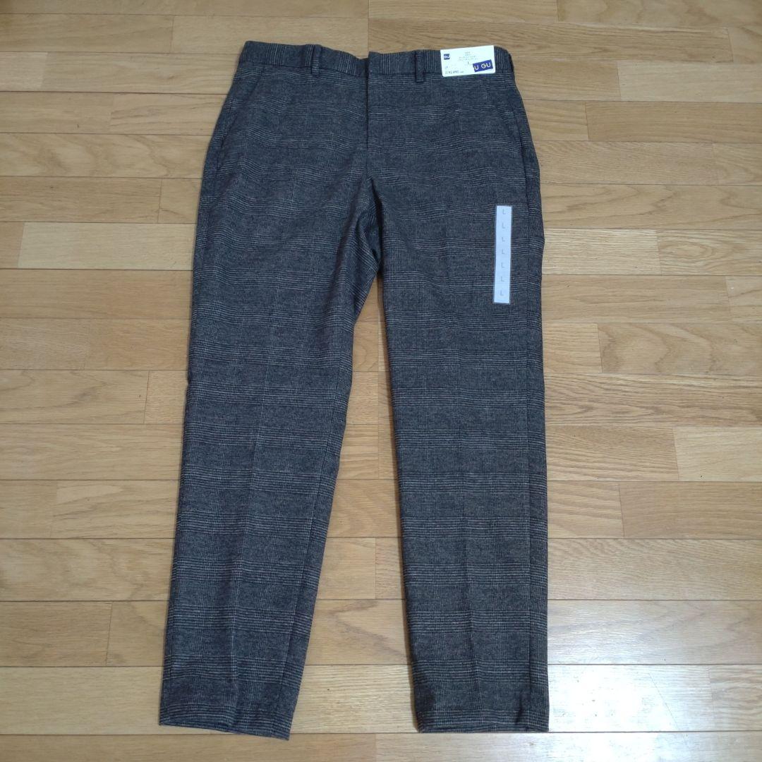 【GU】グレンチェック柄 セットアップスーツ Lサイズ