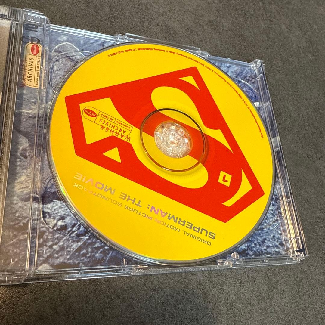 廃盤　サントラCD「スーパーマンTHE MOVIE」2枚組　拡張盤