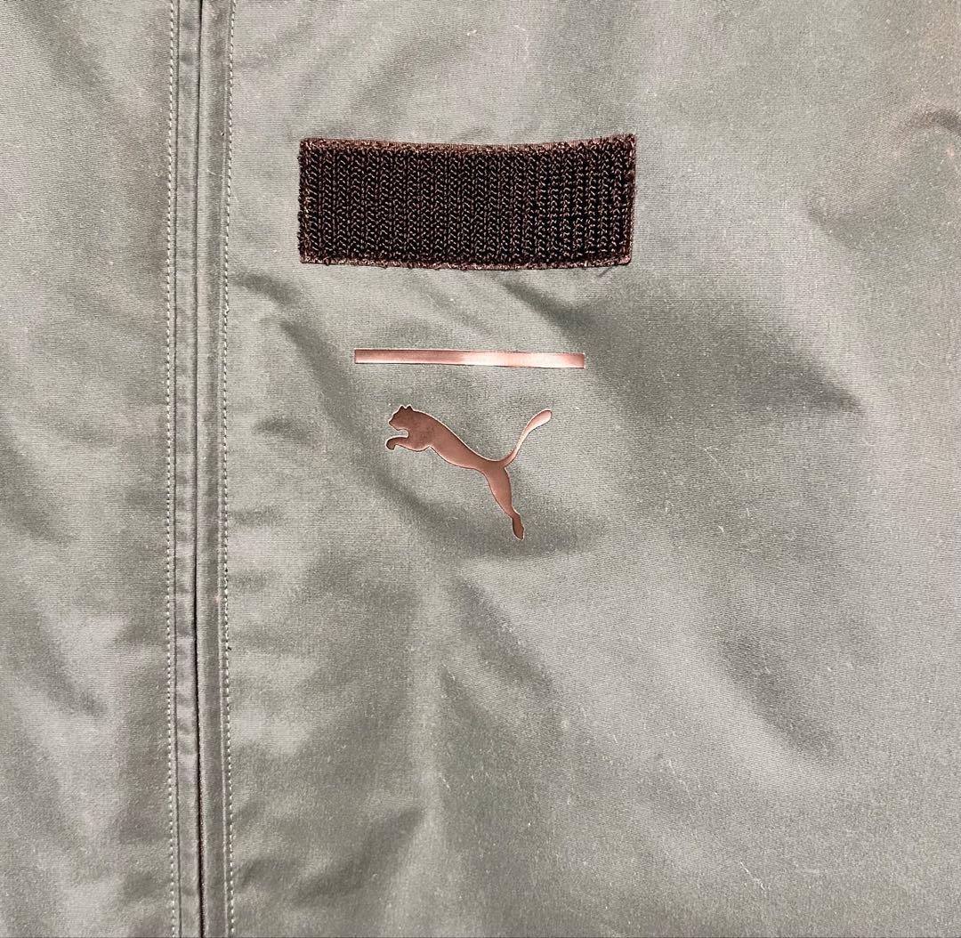 Puma MA-1 フライトジャケット ダークグリーン XL。