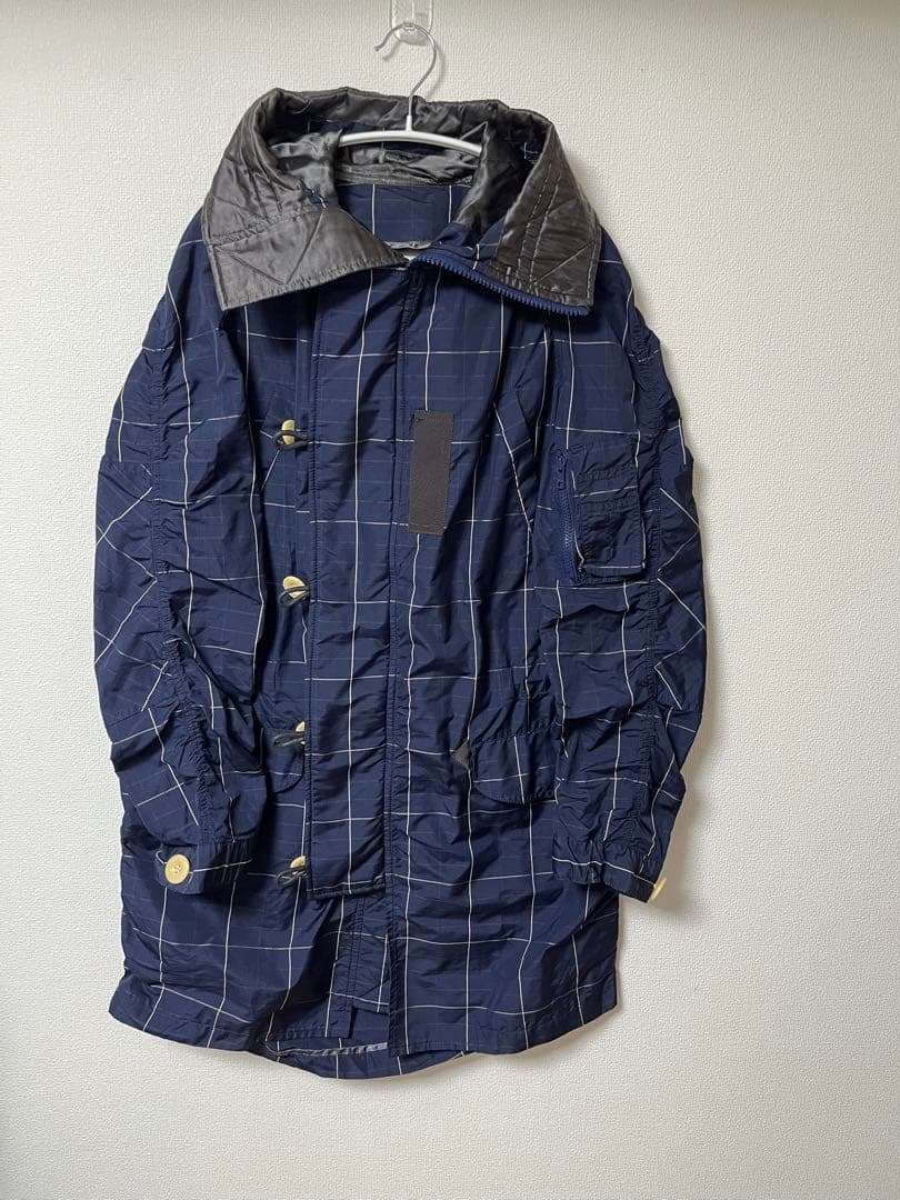 カ*★様 sacai ポリエステル×シルク　ハイネックフーデッドコート　サイズ2