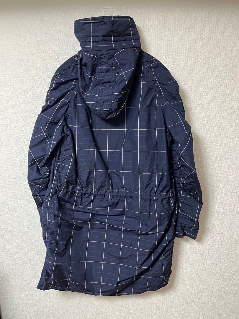 カ*★様 sacai ポリエステル×シルク　ハイネックフーデッドコート　サイズ2