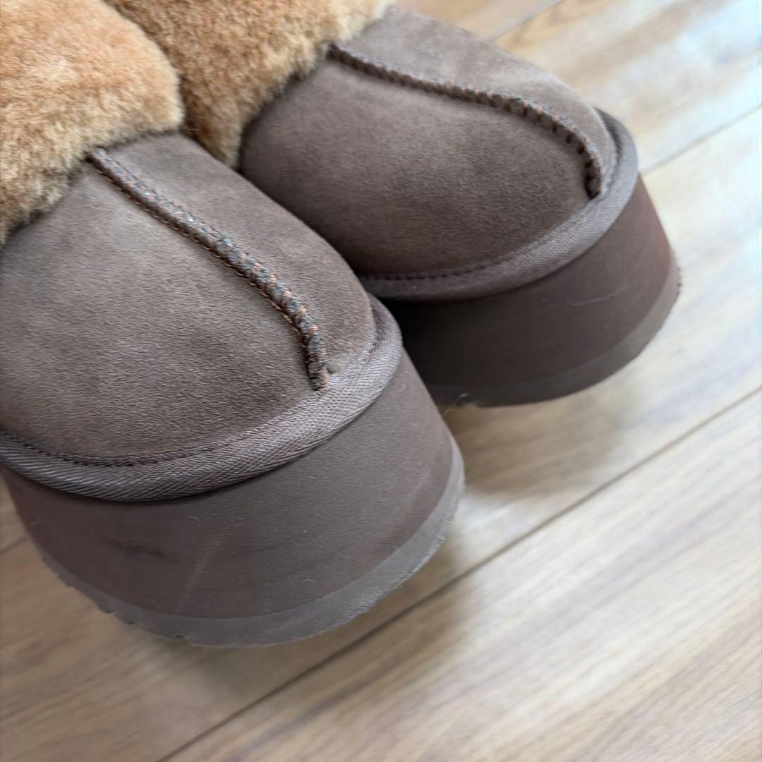 UGG FURKETE ファンケット ブラウン スリッポン 25cm