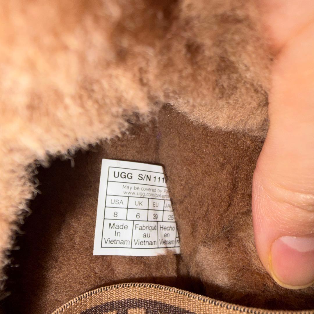 UGG FURKETE ファンケット ブラウン スリッポン 25cm