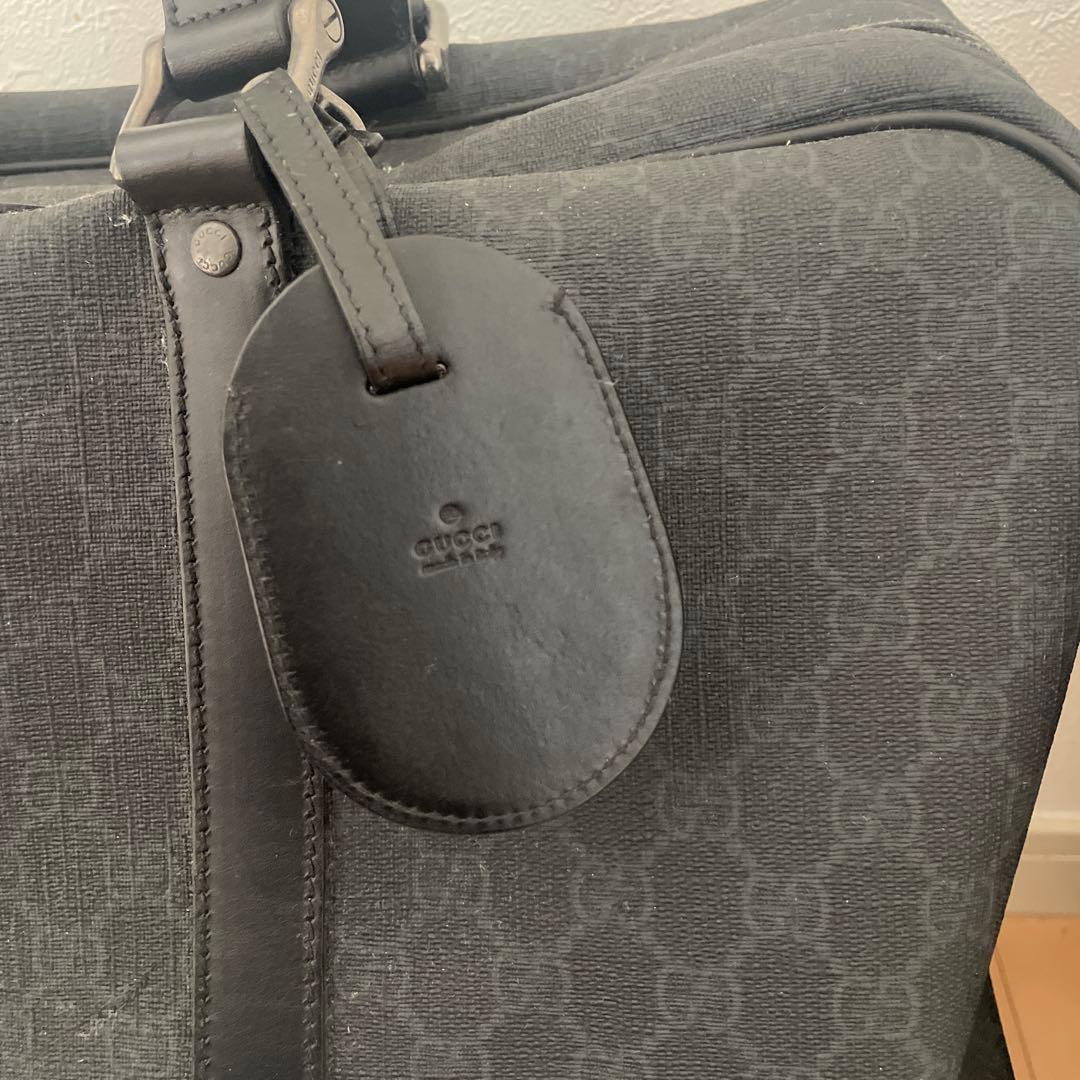【GUCCI】ブラック ボストンバッグ