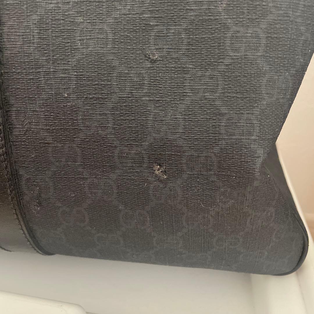 【GUCCI】ブラック ボストンバッグ