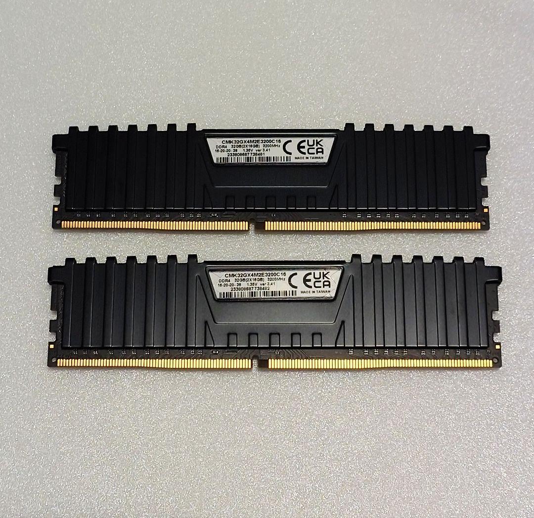 Corsair LPX DDR4 3200 16GB ×2 32GB 動作確認済
