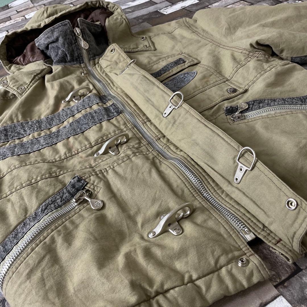 ジャケット・アウター Italian Fireman Hooded Jacket Padded M
