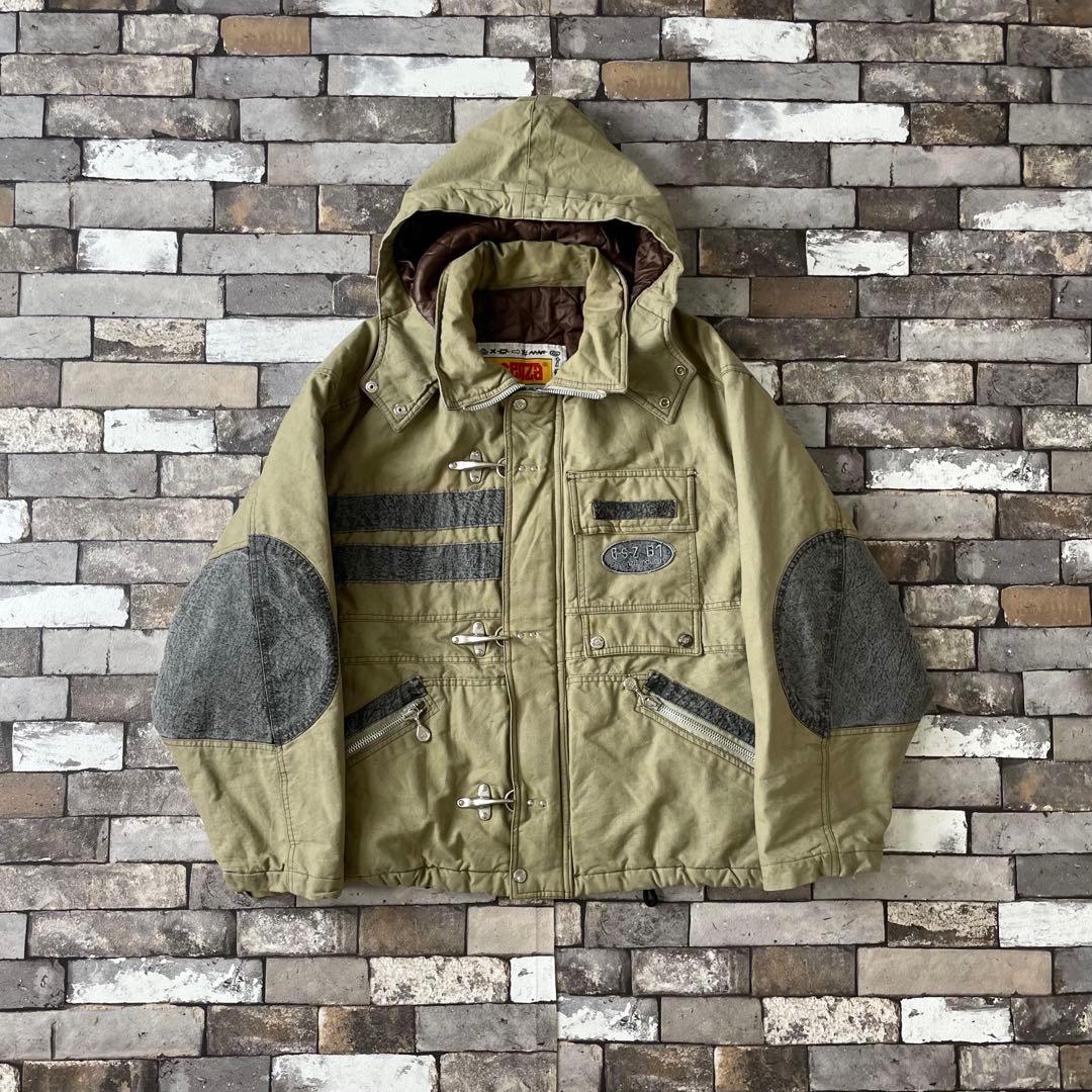 ジャケット・アウター Italian Fireman Hooded Jacket Padded M