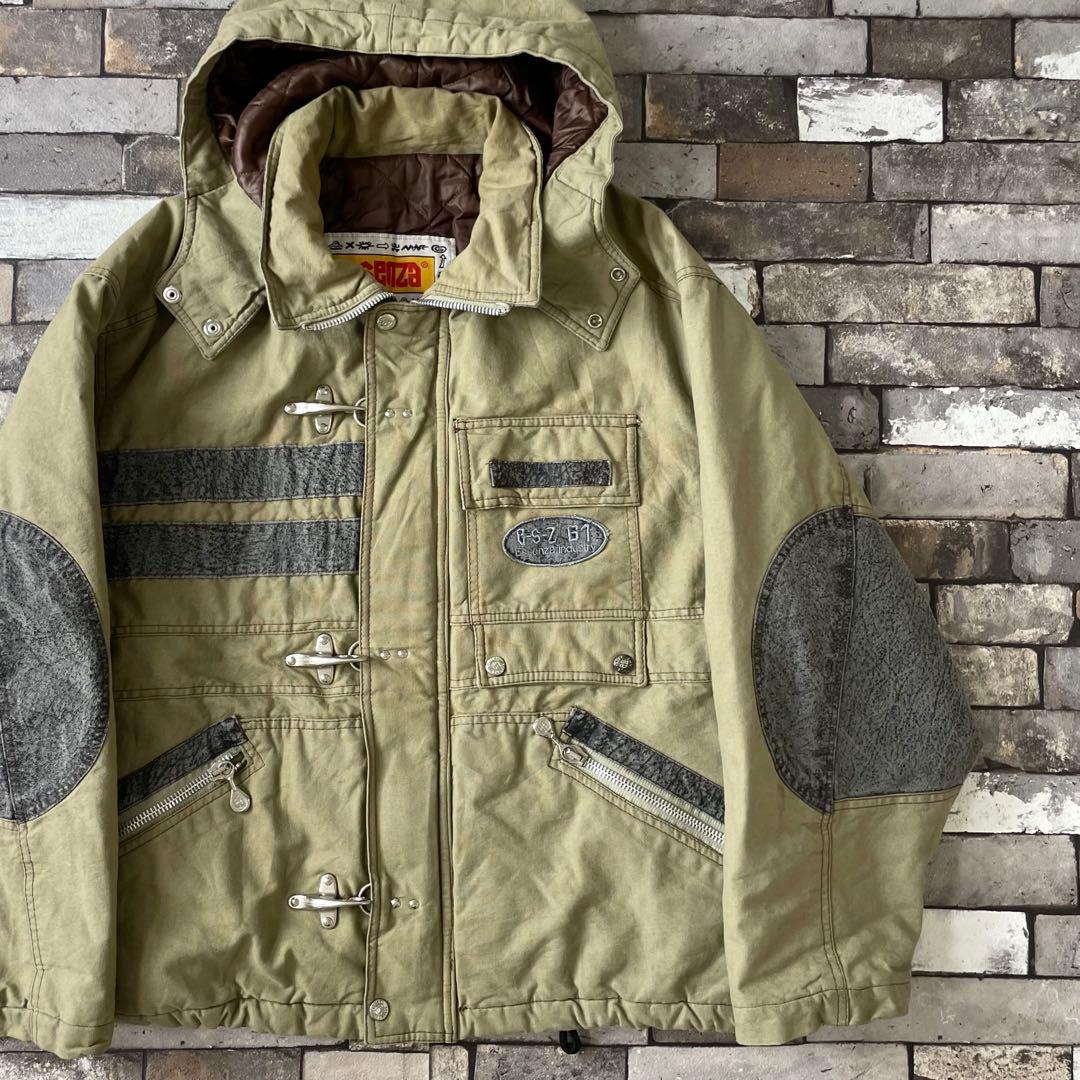 ジャケット・アウター Italian Fireman Hooded Jacket Padded M