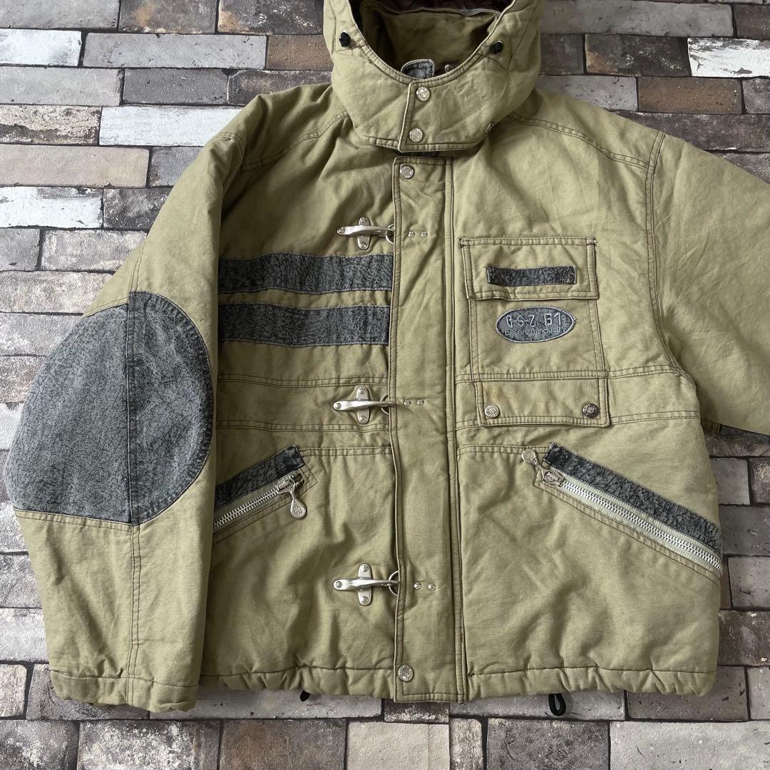 ジャケット・アウター Italian Fireman Hooded Jacket Padded M