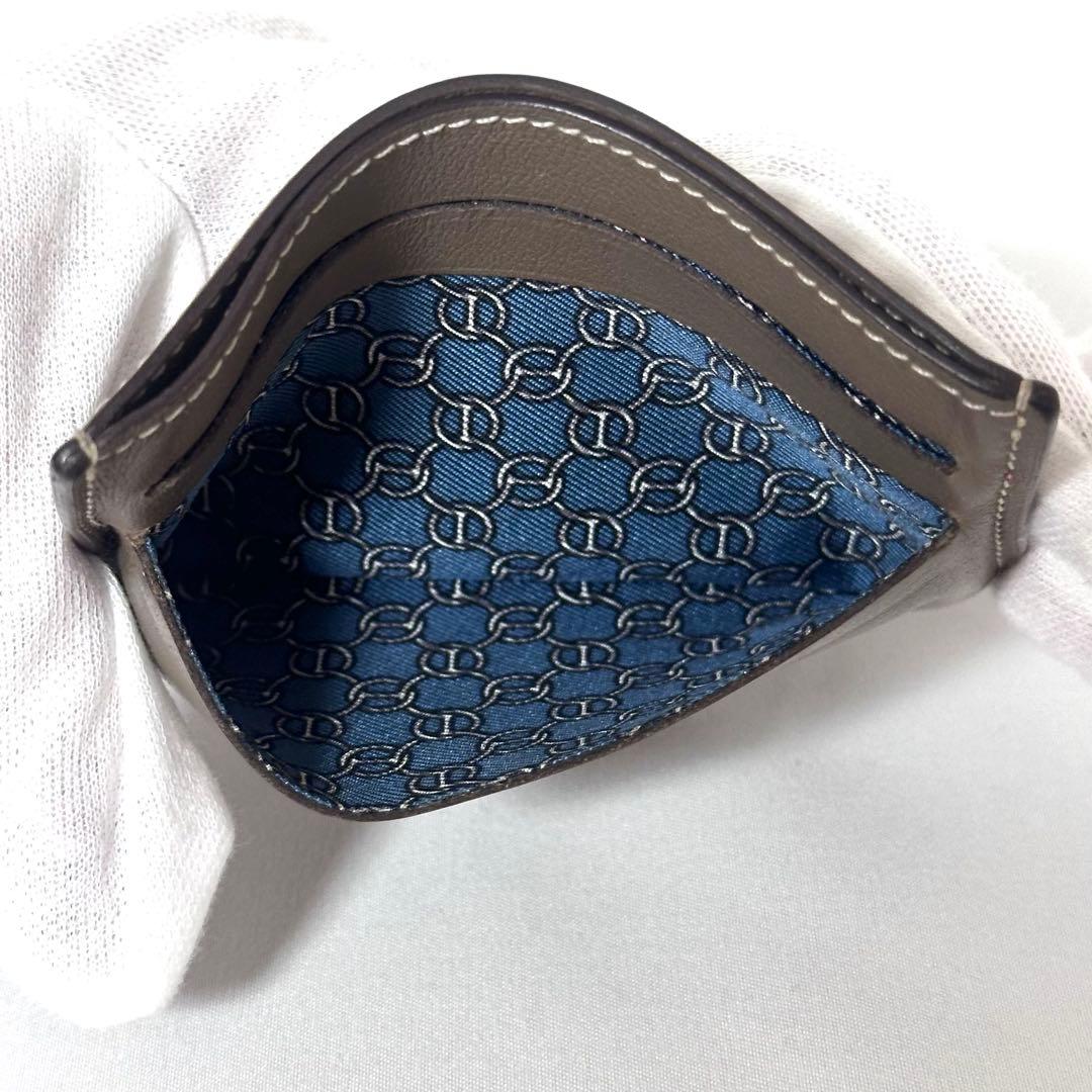 HERMES エルメス シチズンツイル カードケース 名刺入れ レザー